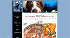 Desktop Screenshot of holisticforpets.com